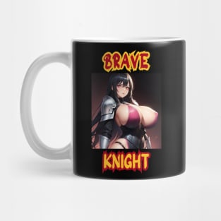 Brave Knight Anime Girl Mug